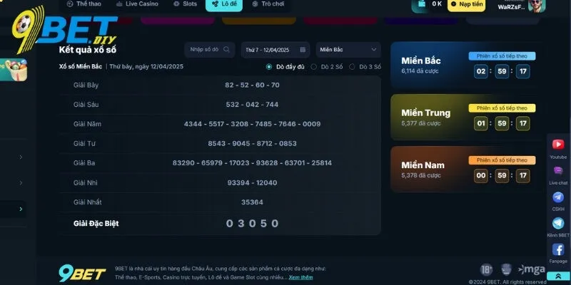 3 bước tham gia lô đề tại nhà cái 9BET