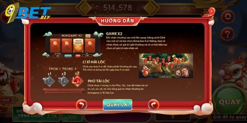 Cách chơi nổ hũ thần tài tại nhà cái 9BET để thắng lớn
