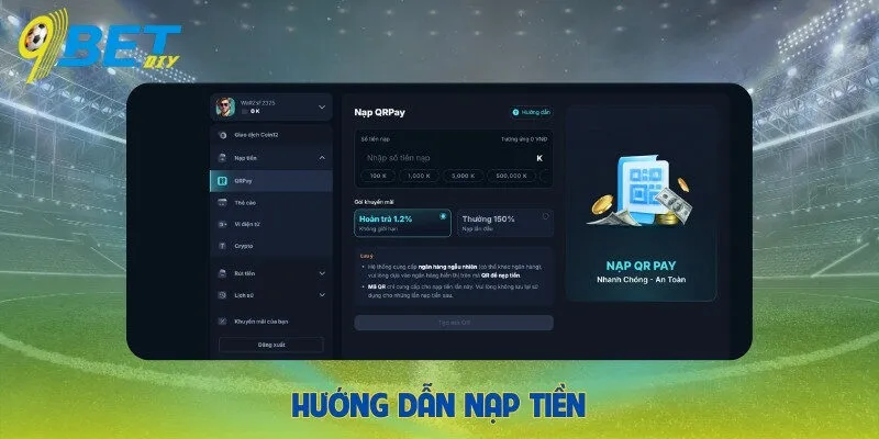 Hướng dẫn nạp tiền