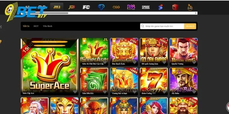 Nổ hũ JILI - Sảnh cược đắt giá tại 9BET